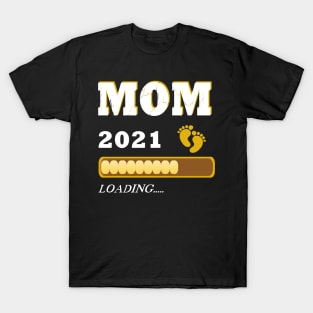 Mom 2021 loading Mutter Baby T-Shirt